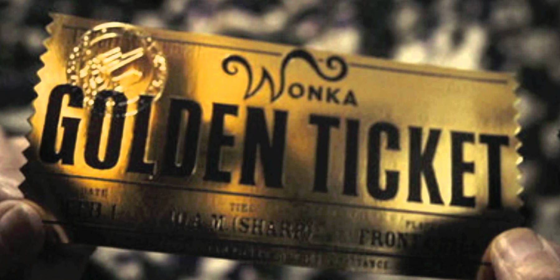 Golden Tickets from Willy Wonka and the Chocolate Factory