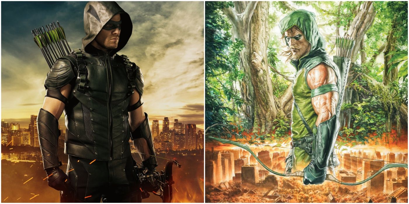 Green Arrow in comics and Arrowverse TV