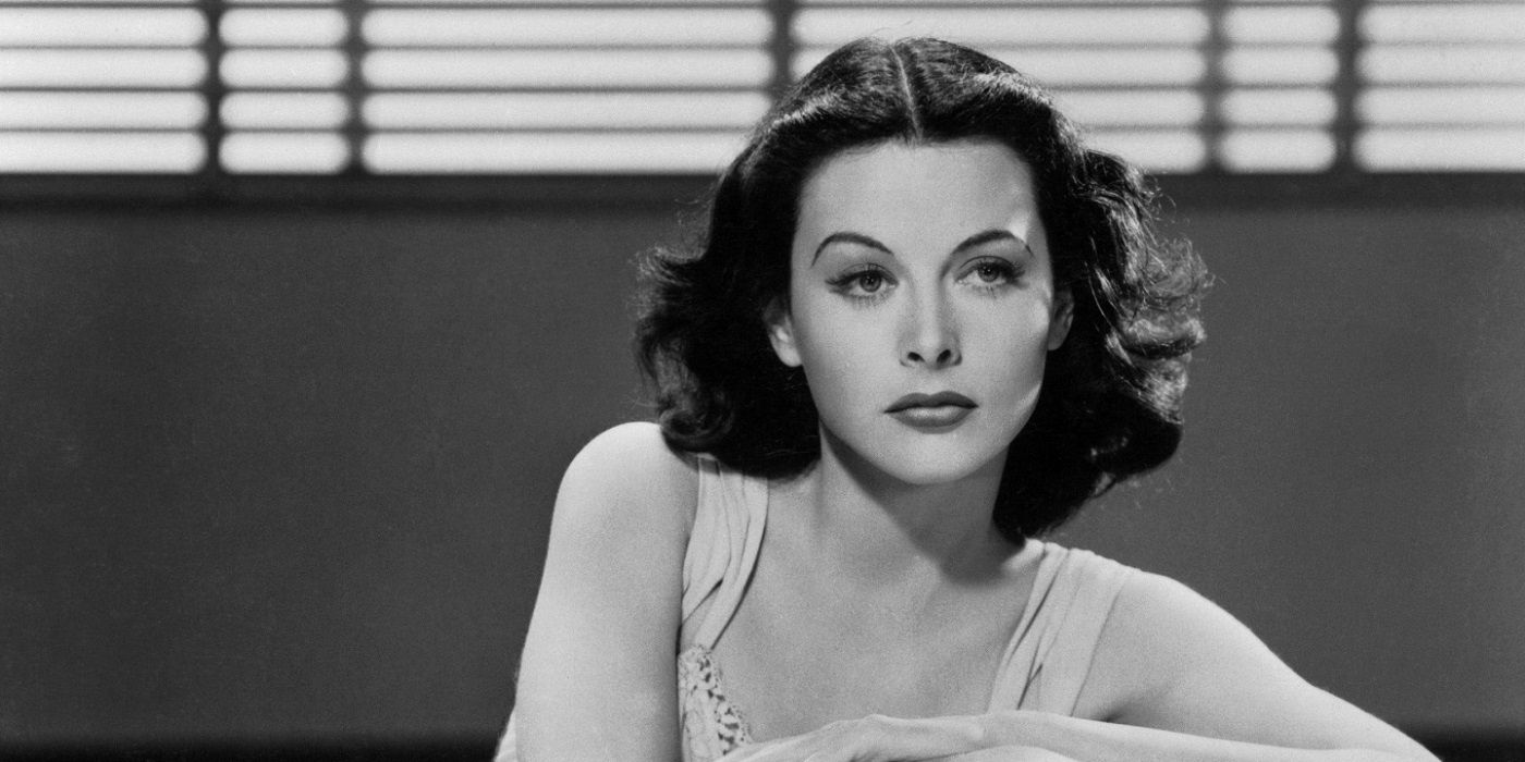 Hedy Lamarr posing