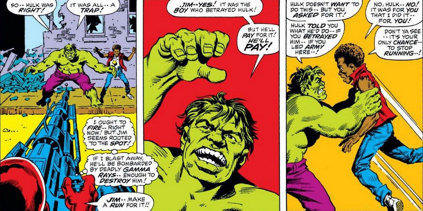 Incredible Hulk and Jim Wilson