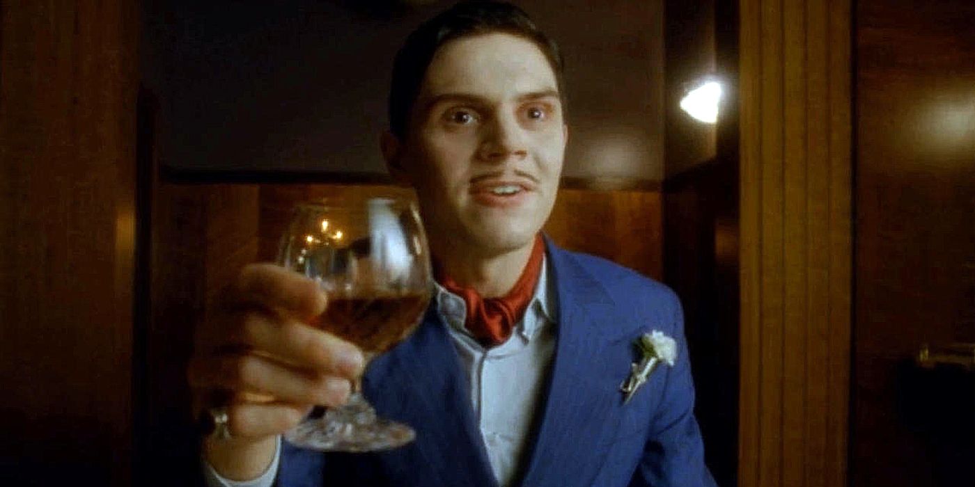 Mr. March toasts in American Horror Story Hotel