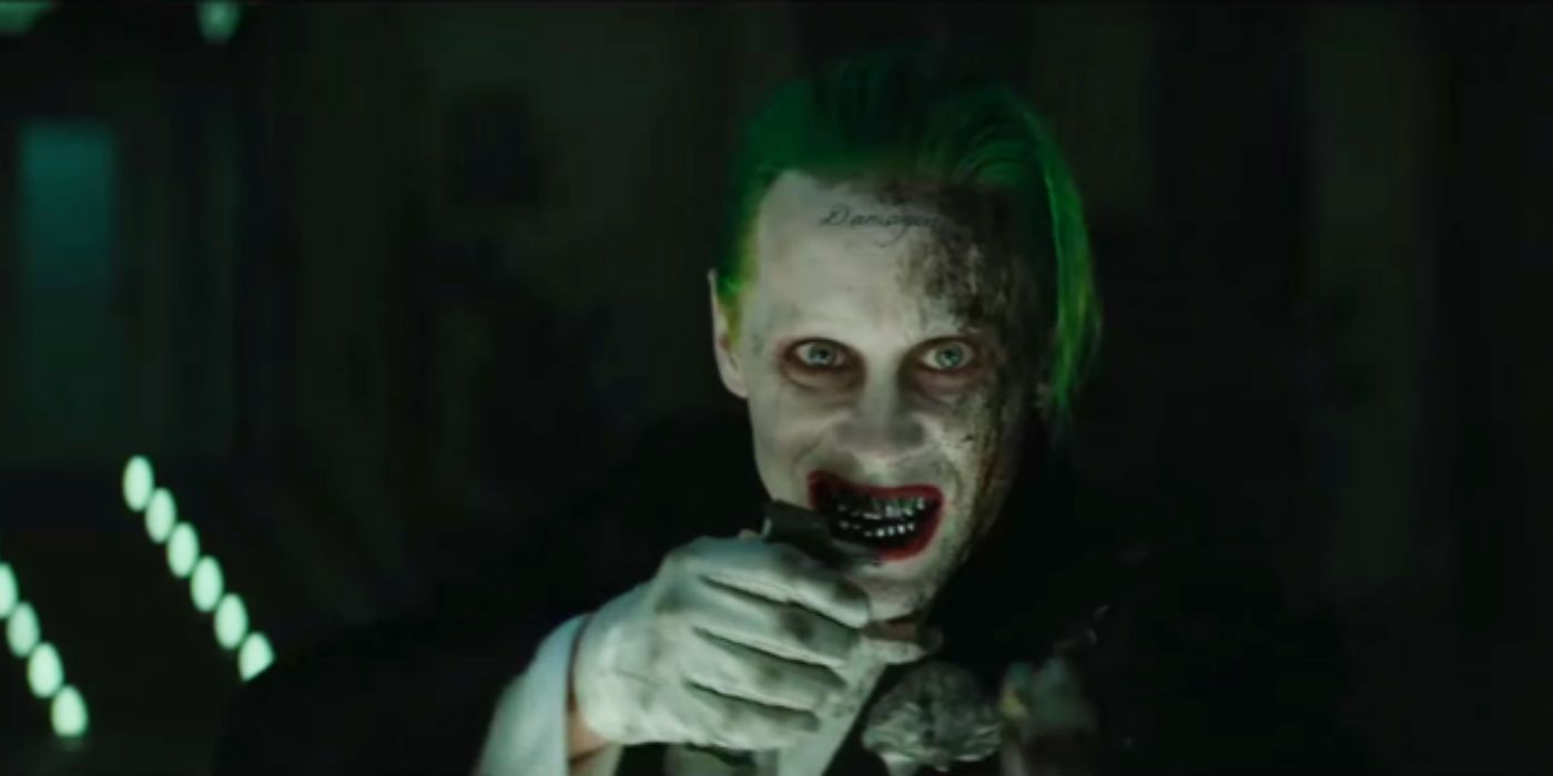 Jared Leto as the Joker cut scene in Suicide Squad