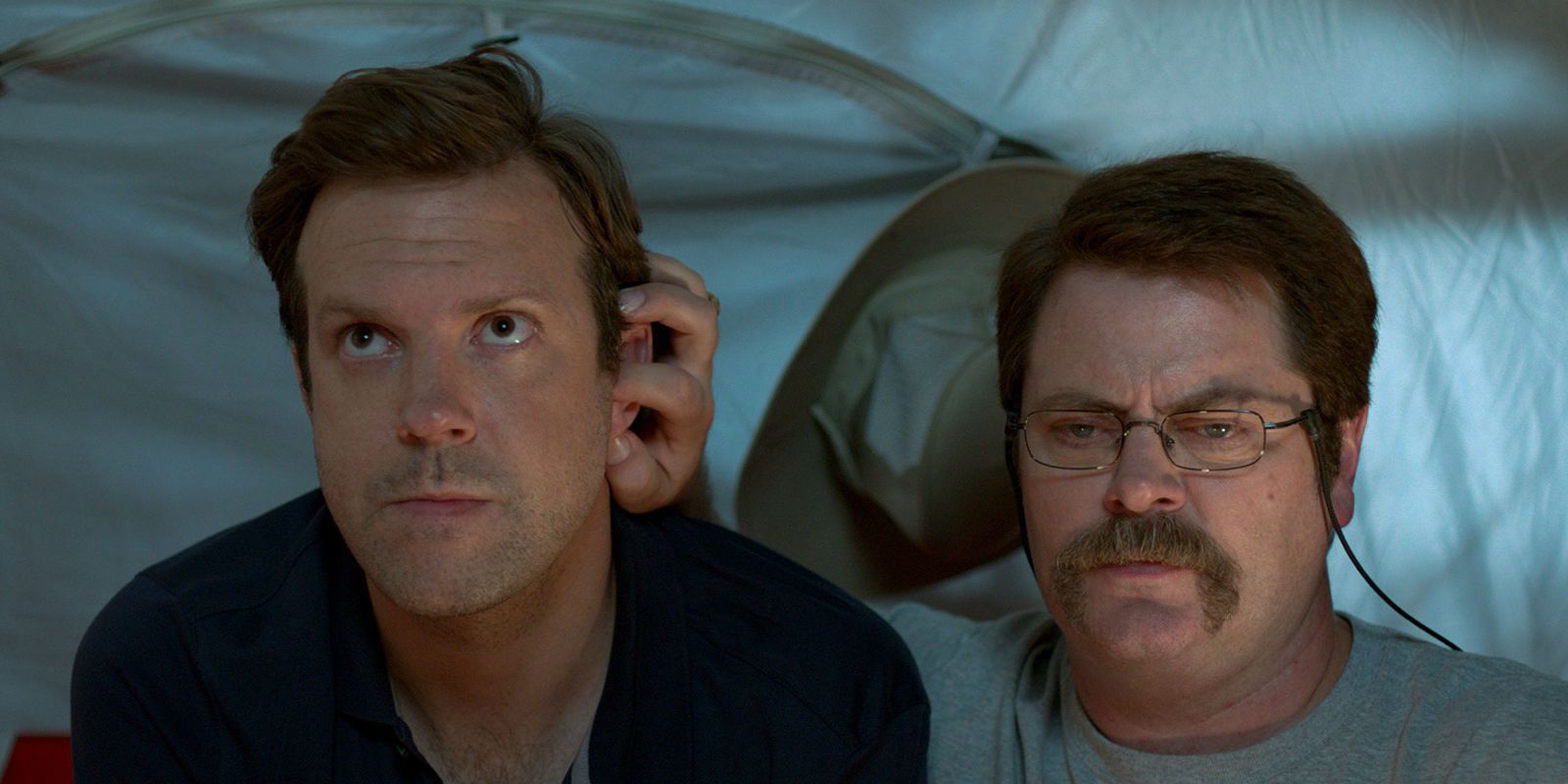Jason Sudeikis and Nick Offerman in We Are the Millers