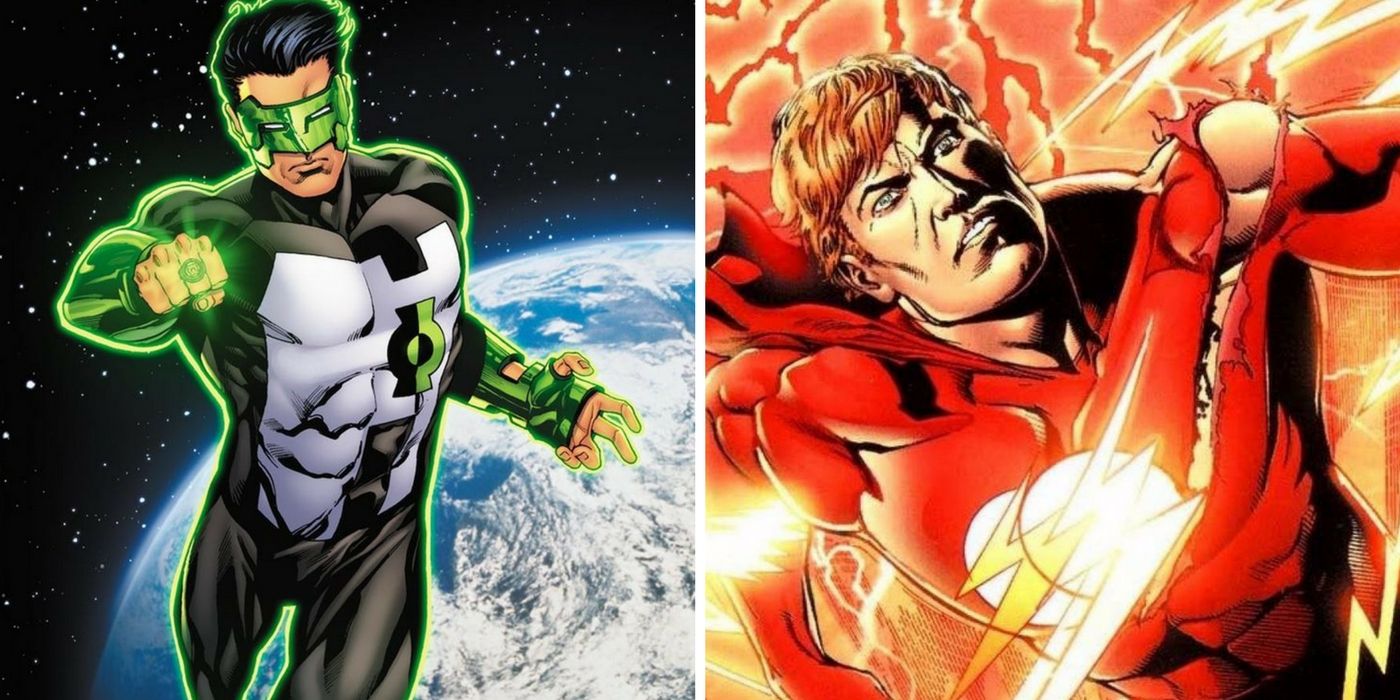 Kyle Rayner and Wally West in DC Comics