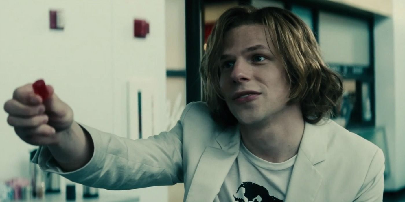 Lex Luthor offering a Jolly Rancher in Batman v Superman Dawn of Justice 
