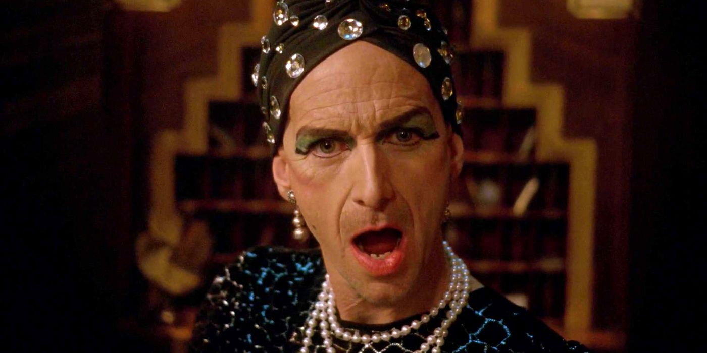 Denis O'Hare as Liz Taylor in American Horror Story Hotel