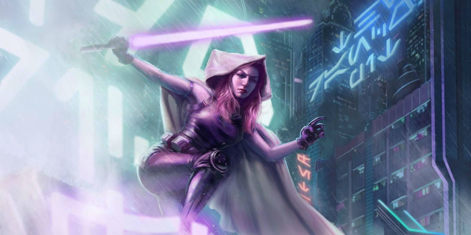 Mara Jade from Star Wars card game