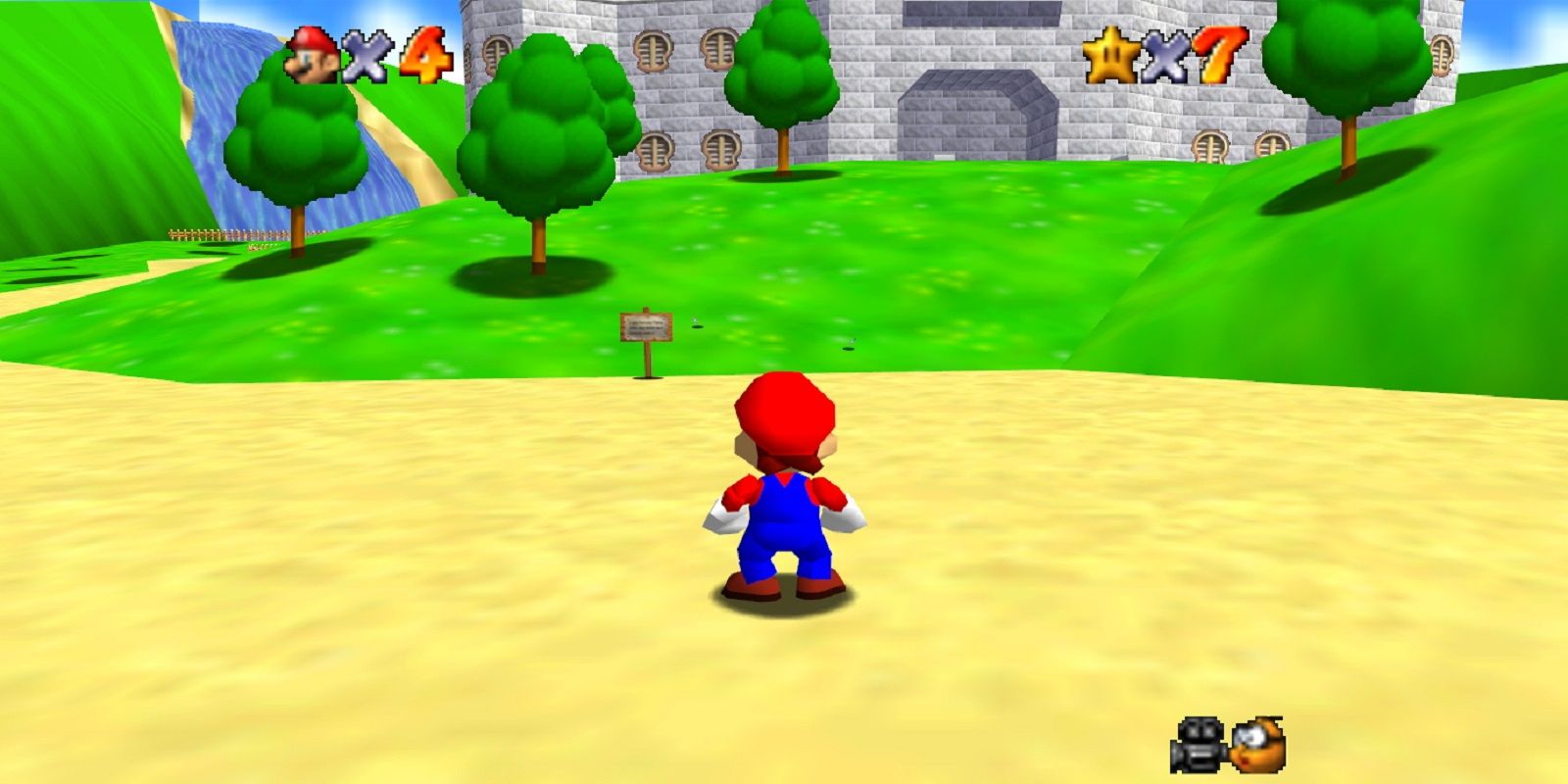Mario in Super Mario 64