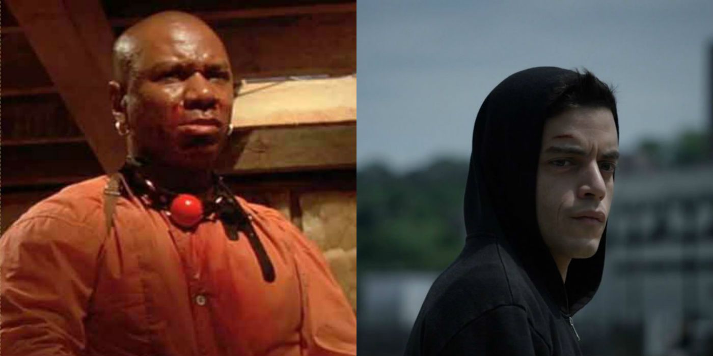 Marsellus Wallace in Pulp Fiction and Elliot in Mr Robot