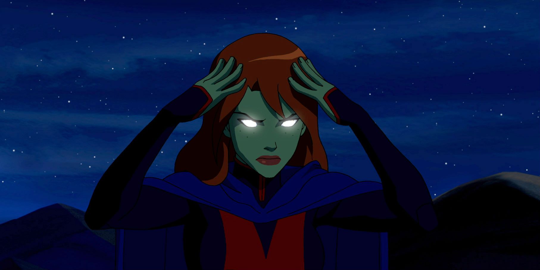Miss Martian using her powers in Young Justice