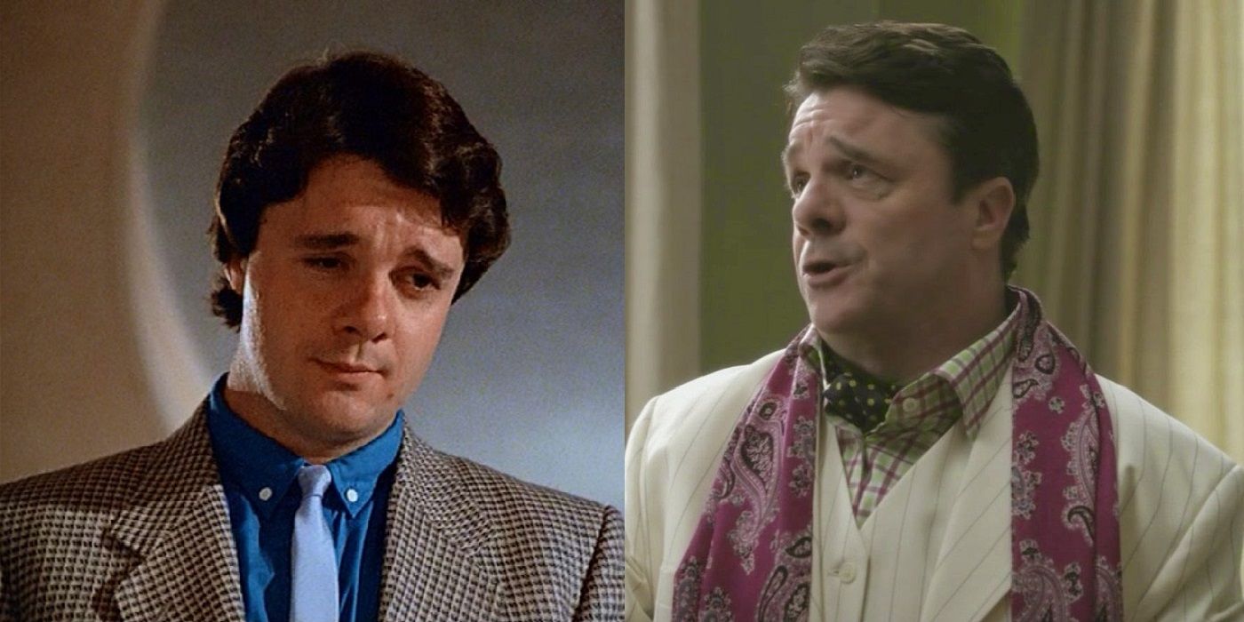 Then and Now Nathan Lane in Miami Vice and Modern Family
