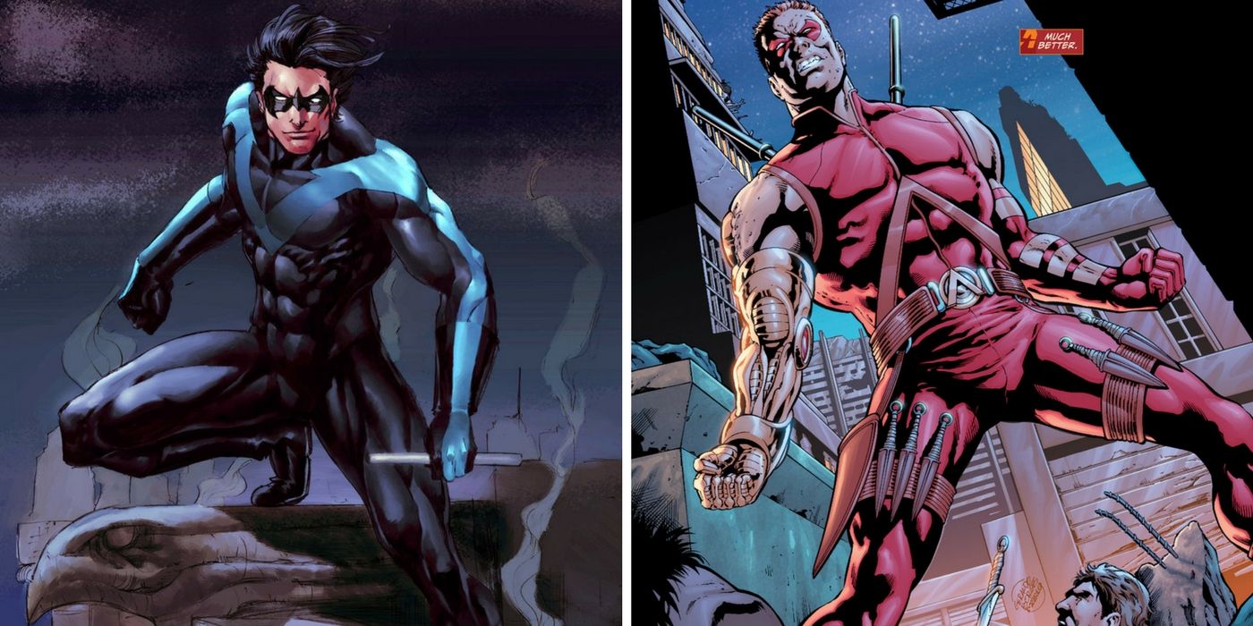 Nightwing and Arsenal in DC Comics
