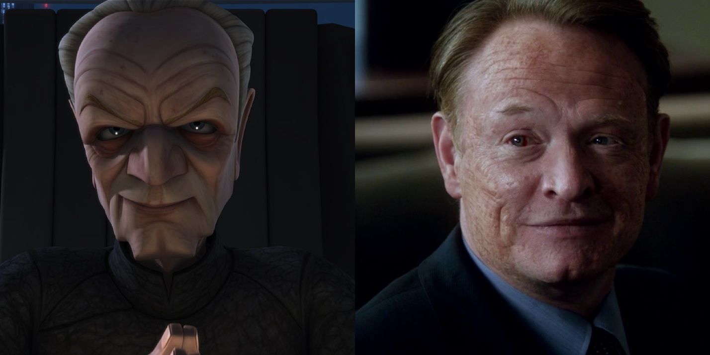 Chancellor Palpatine in The Clone Wars and Jared Harris