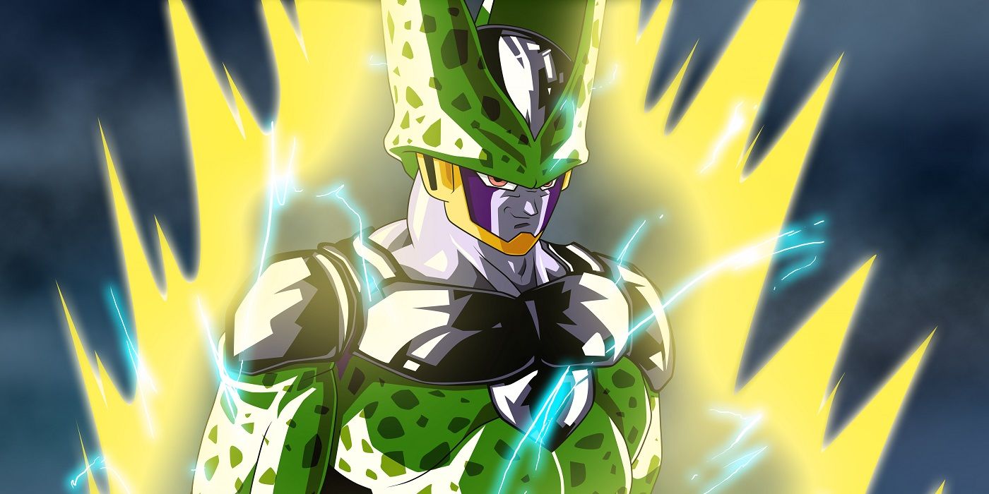 Perfect Cell Powering Up Dragon Ball Z