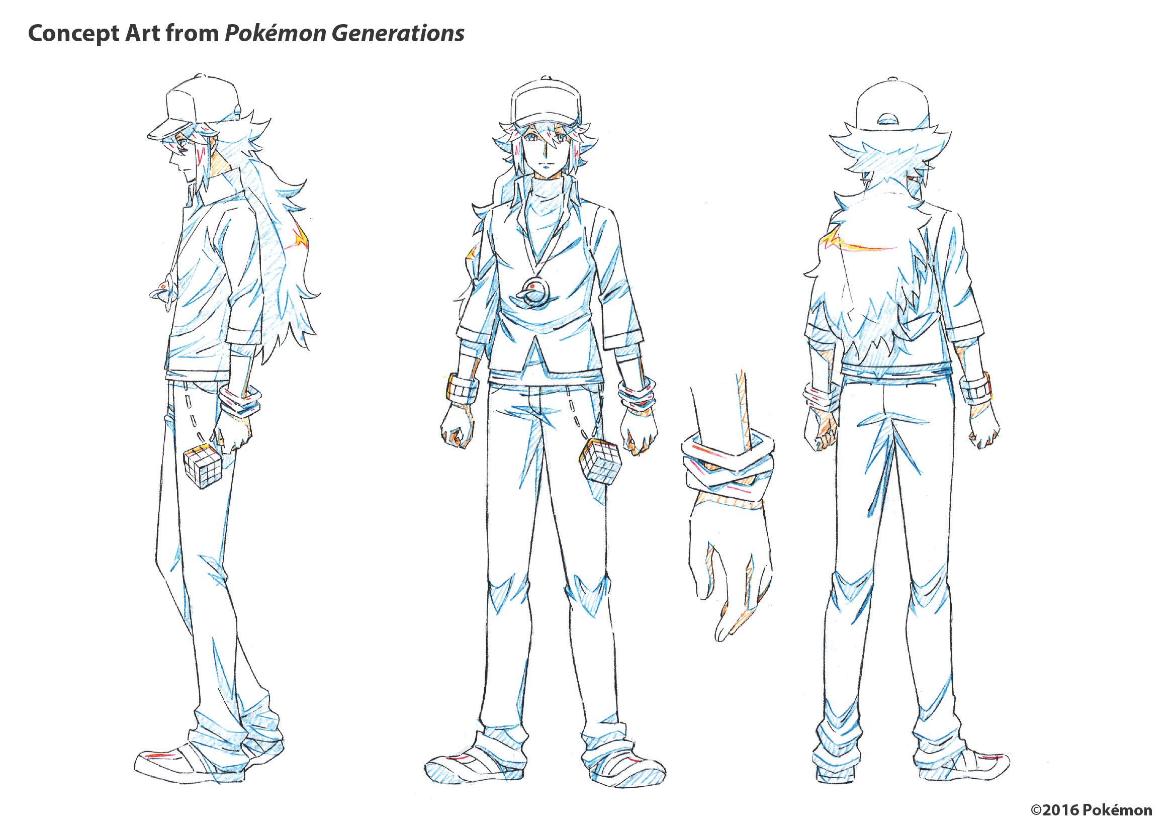 Pokemon Generations Concept Art_N pose_Pokemon Black, Pokemon White, Pokemon Black 2 and Pokemon White 2