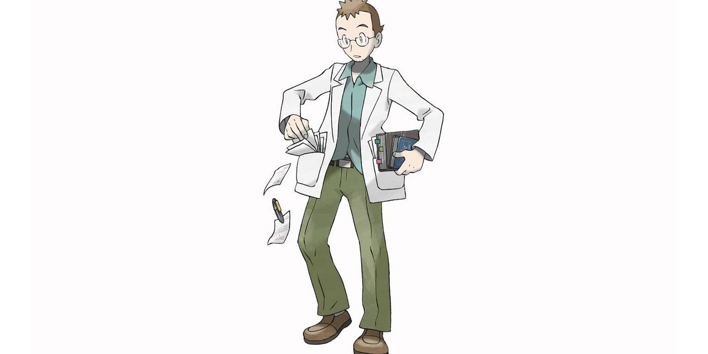 Professor Elm in Pokemon Gold Silver