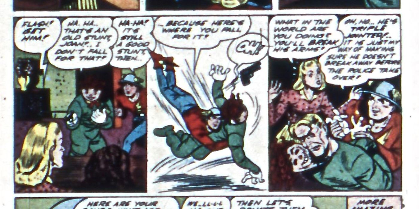 The Flash turns Rag Doll's superhuman flexibility against him