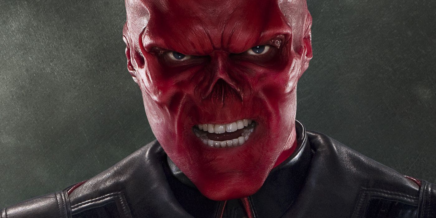 An image of Red Skull looks angry in Captain America: The First Avenger