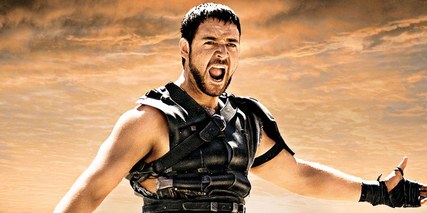Russell Crowe is Maximus in Gladiator