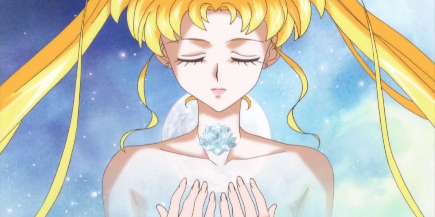 Usagi with her Crystal in Sailor Moon Crystal