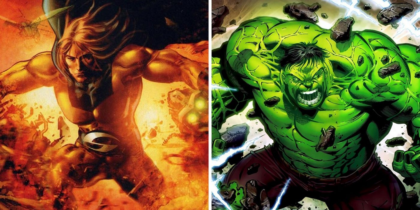 Sentry and Hulk in Marvel Comics