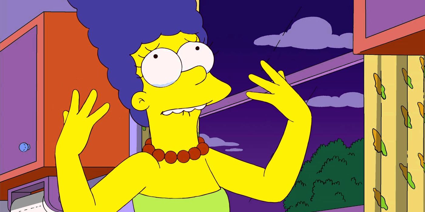Simpsons Marge Sad