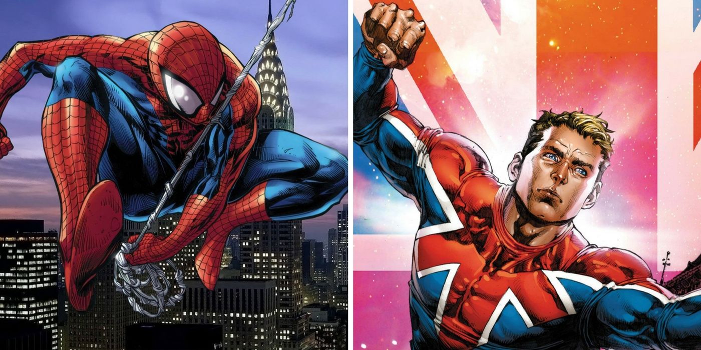 Spider-Man and Captain Britain in Marvel Comics