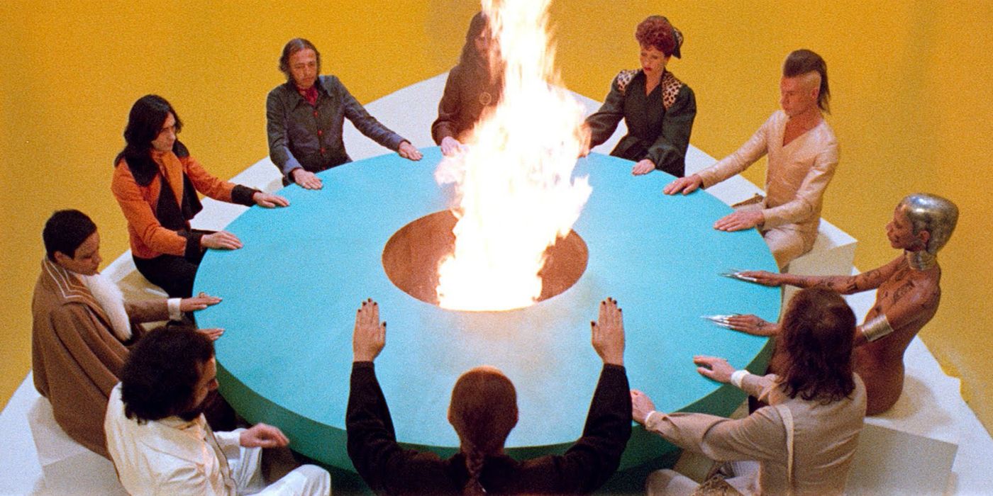 A cult scene from Holy Mountain