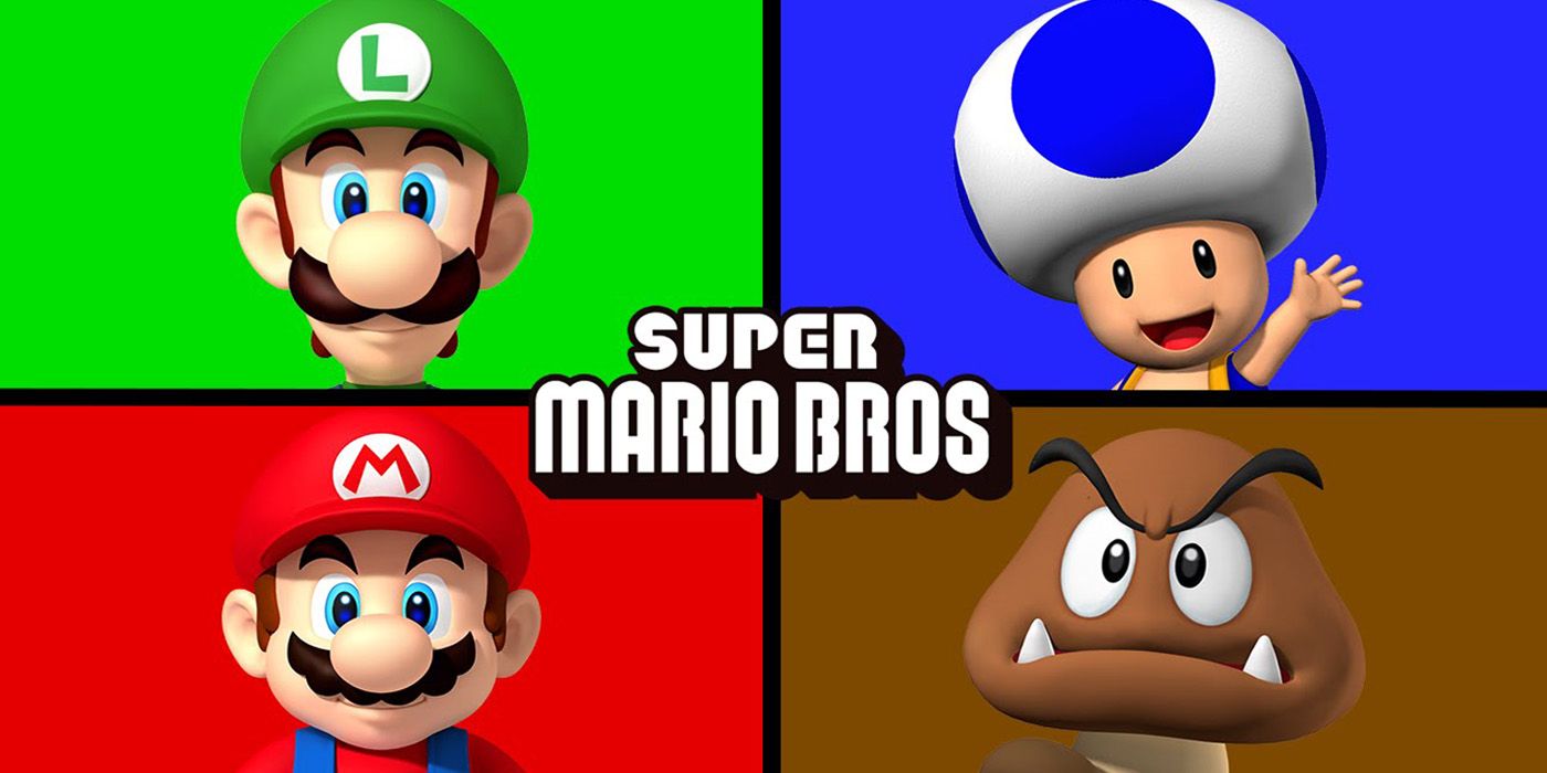 Super Mario Bros, Toad and Goomba