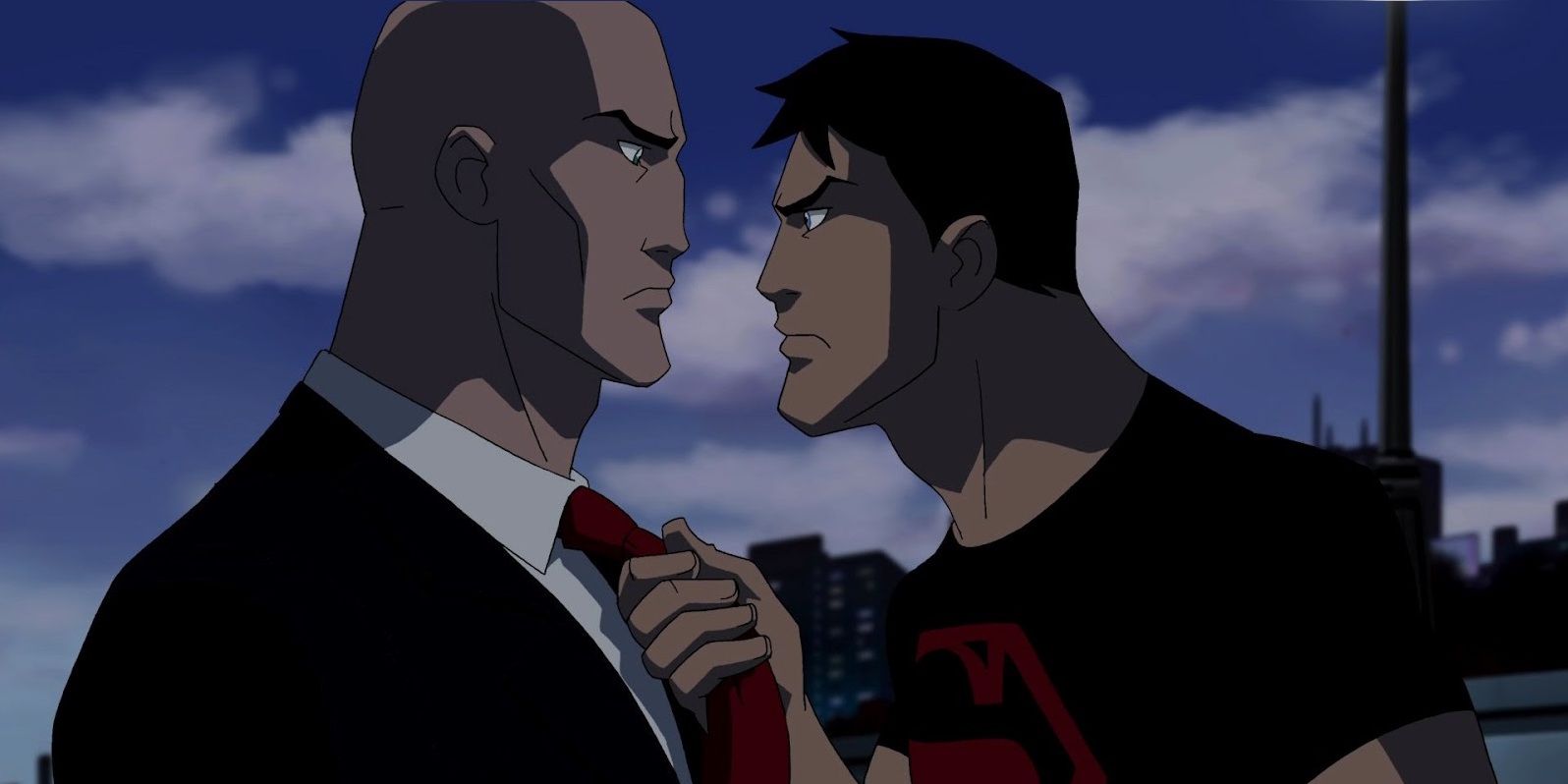 Superboy and Lex Luthor