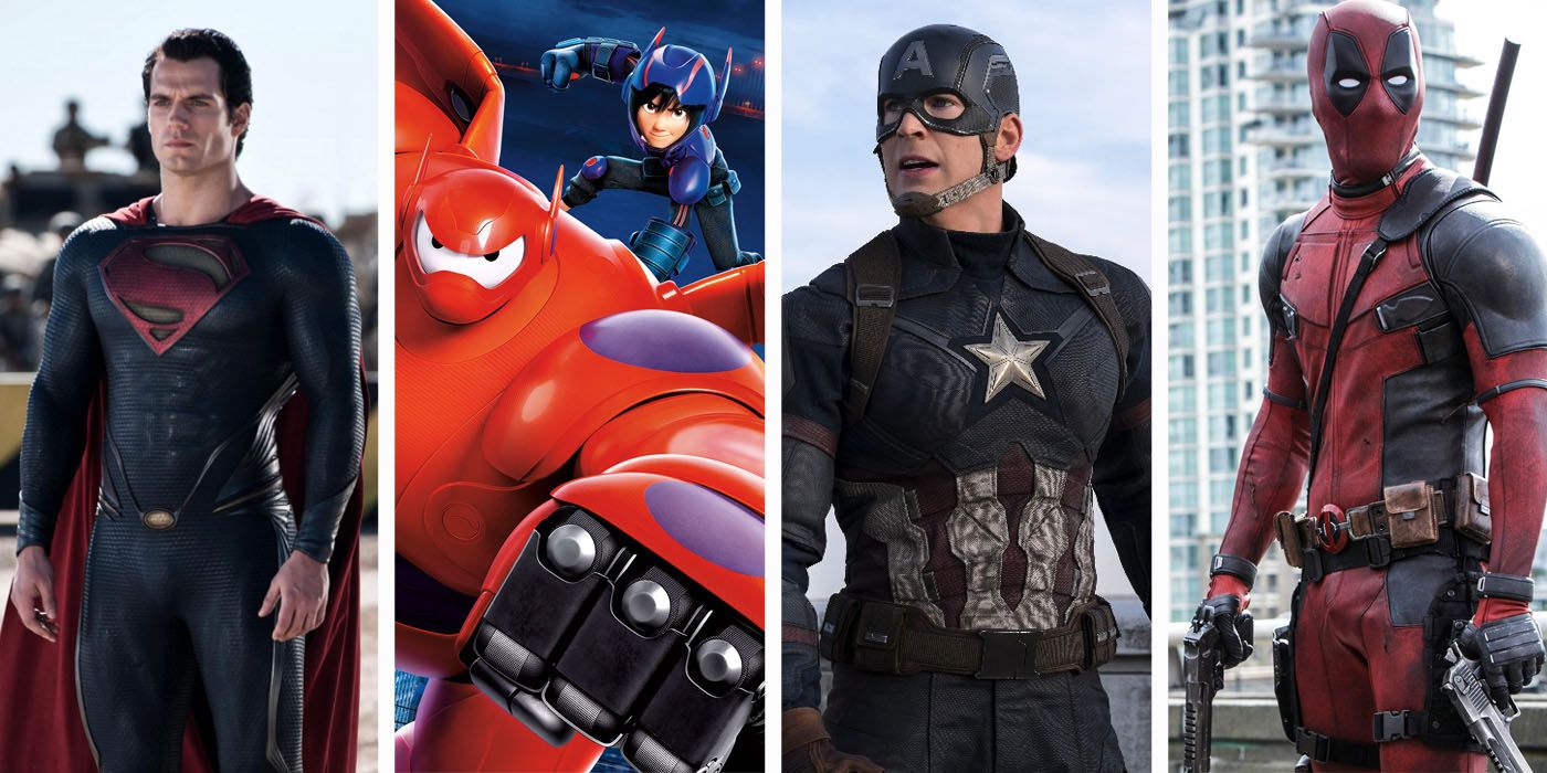 Superman, Hiro and Baymax, Captain America and Deadpool - Best Superhero Music Themes