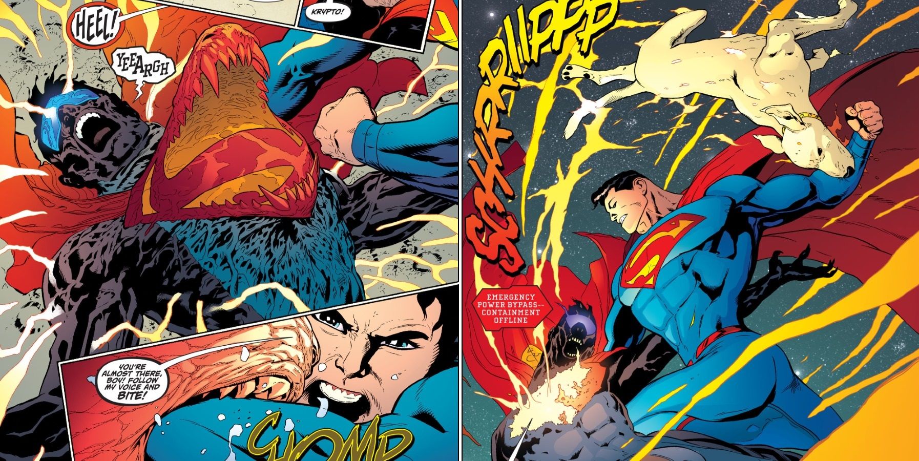 Superman Rebirth Krypto Saved Eradicator