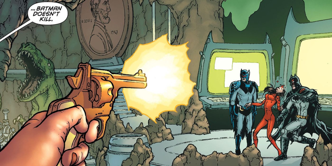 Talia Al Ghul Gets Shot In the Batcave