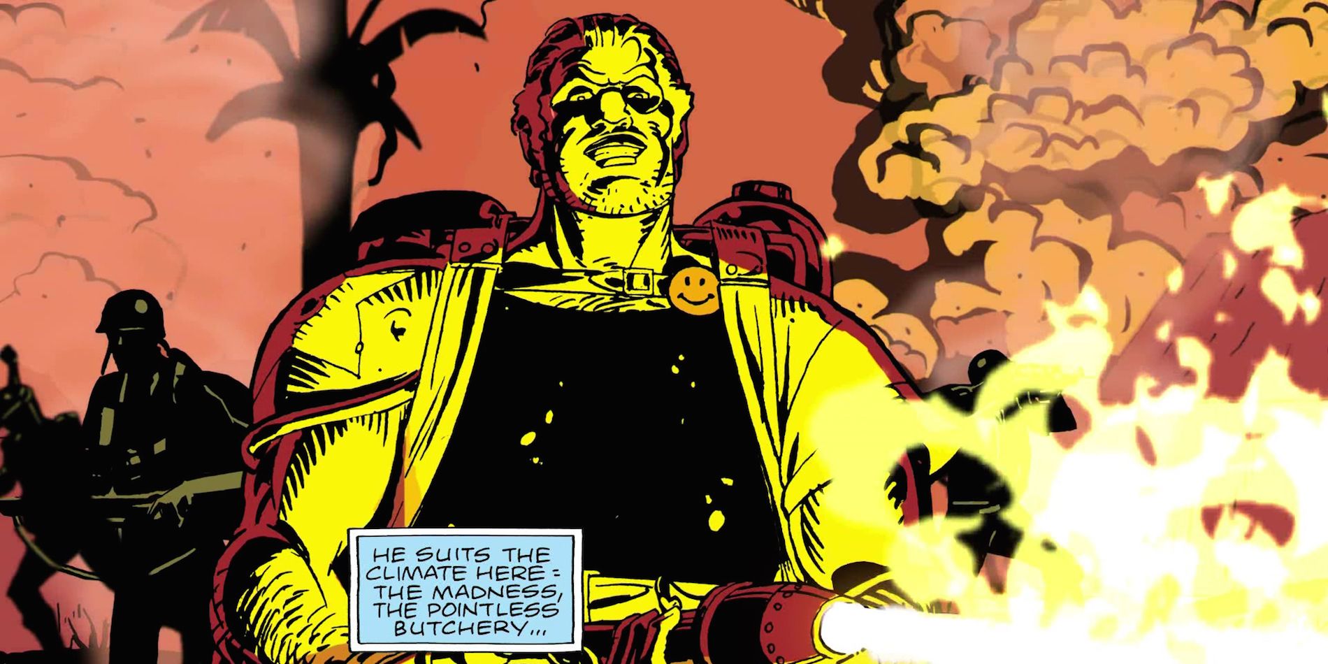 The Comedian in the Watchmen comic