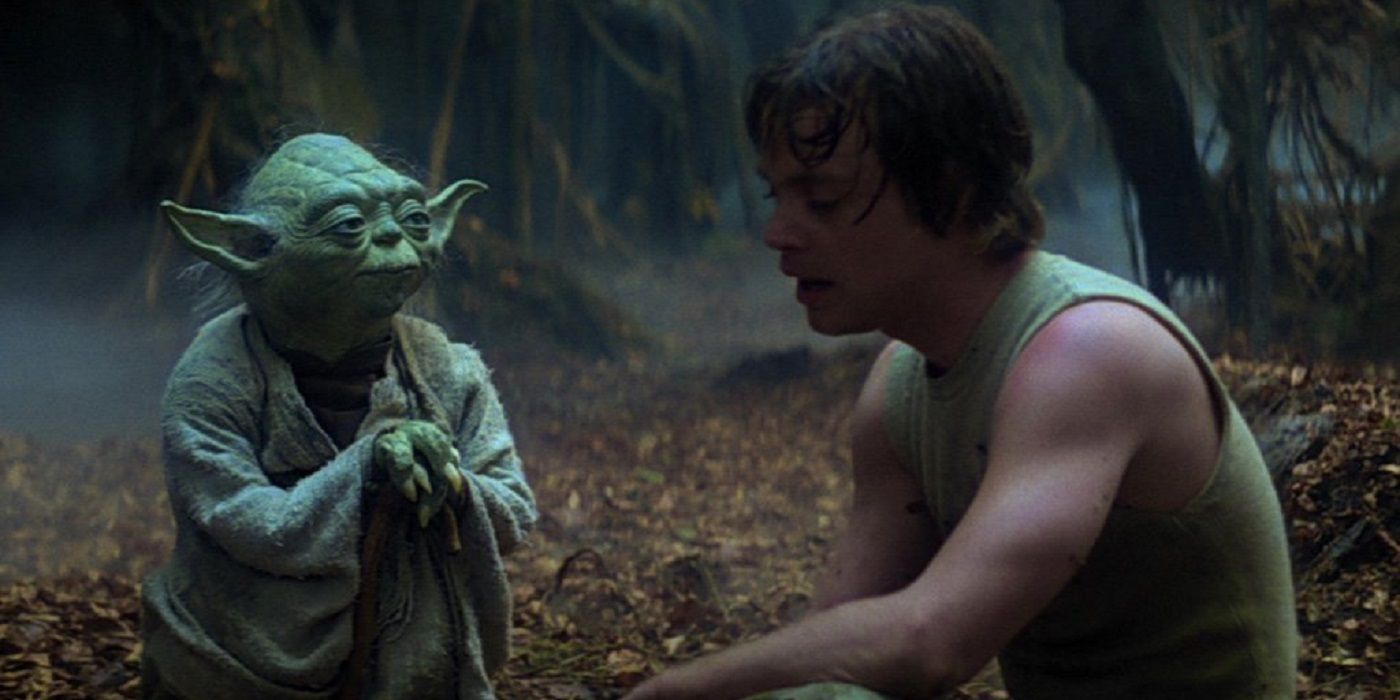 The Empire Strikes Back - Yoda and Luke