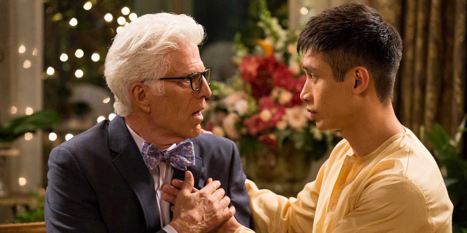 The Good Place Ted Danson Manny Jacinto