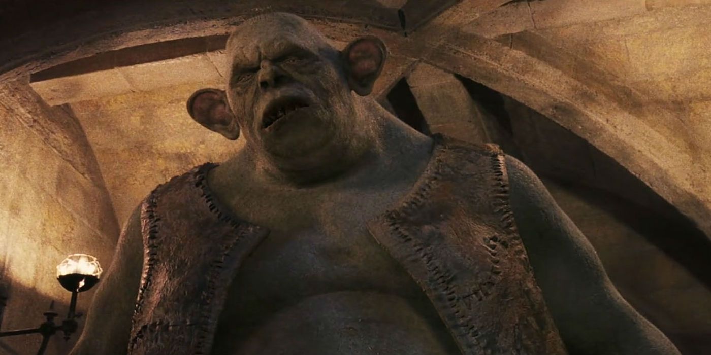 The Mountain Troll in Harry Potter and the Sorcerers Stone