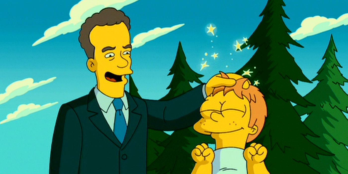 Tom Hanks in The Simpsons Movie