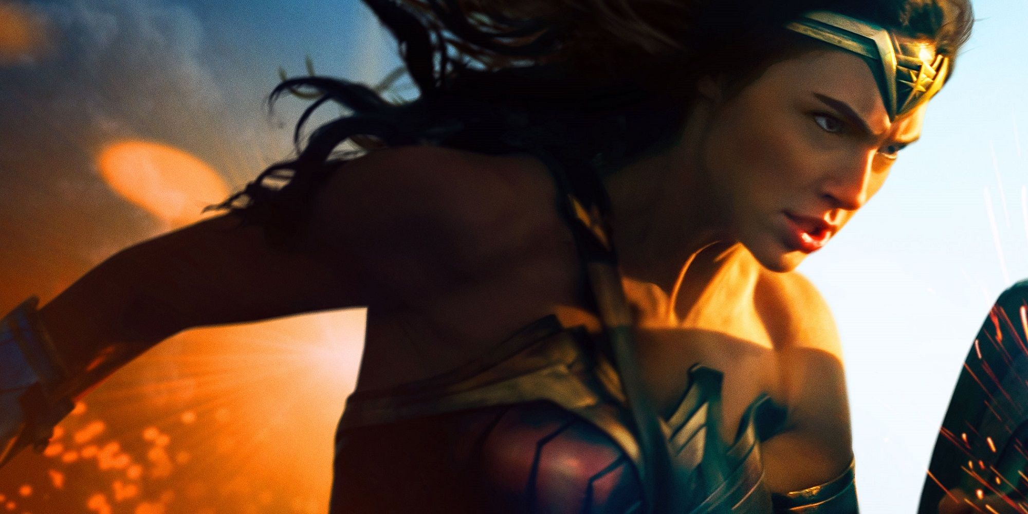 Wonder Woman movie poster courage theme
