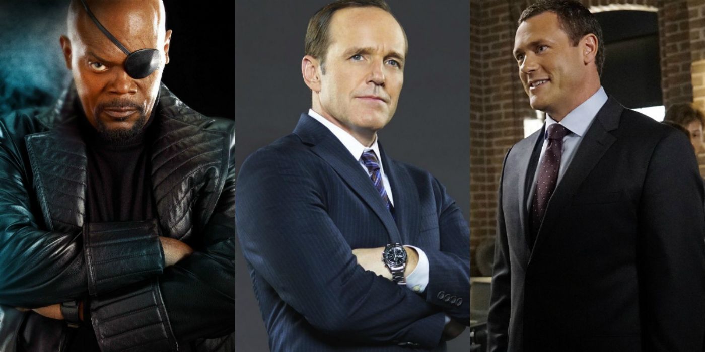 SHIELD directors - Nick Fury, Phil Coulson and Jeff