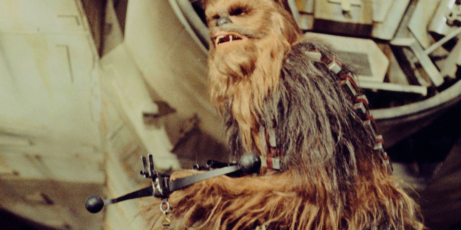 Chewbacca with the Bowcaster in Star Wars