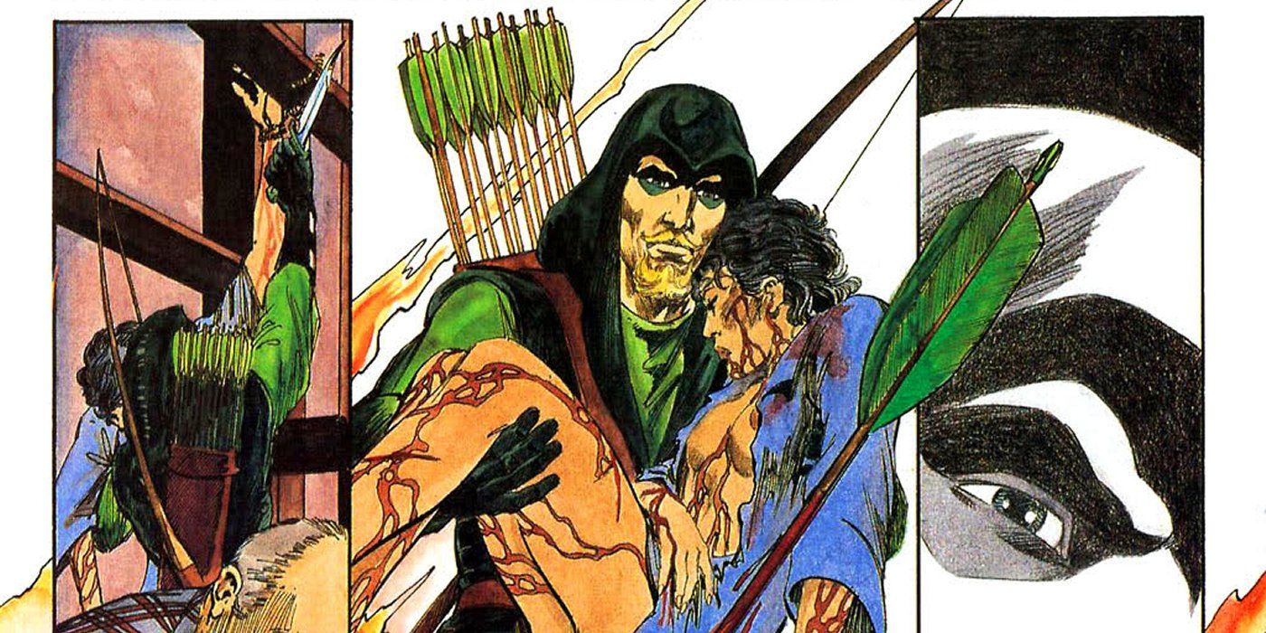 Green Arrow Black Canary torture scene Mike Grell Longbow Hunters