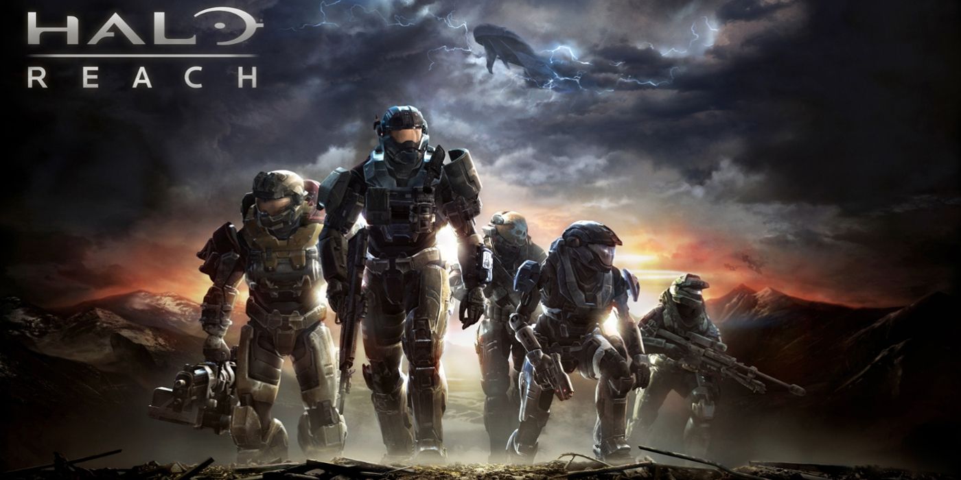 A arte da capa de Halo Reach