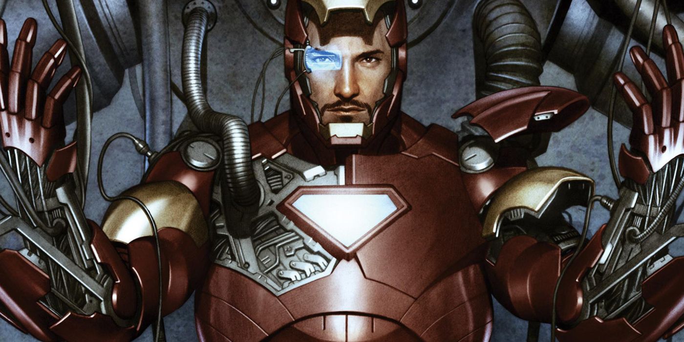 Tony Stark Assembling Iron Man Armor