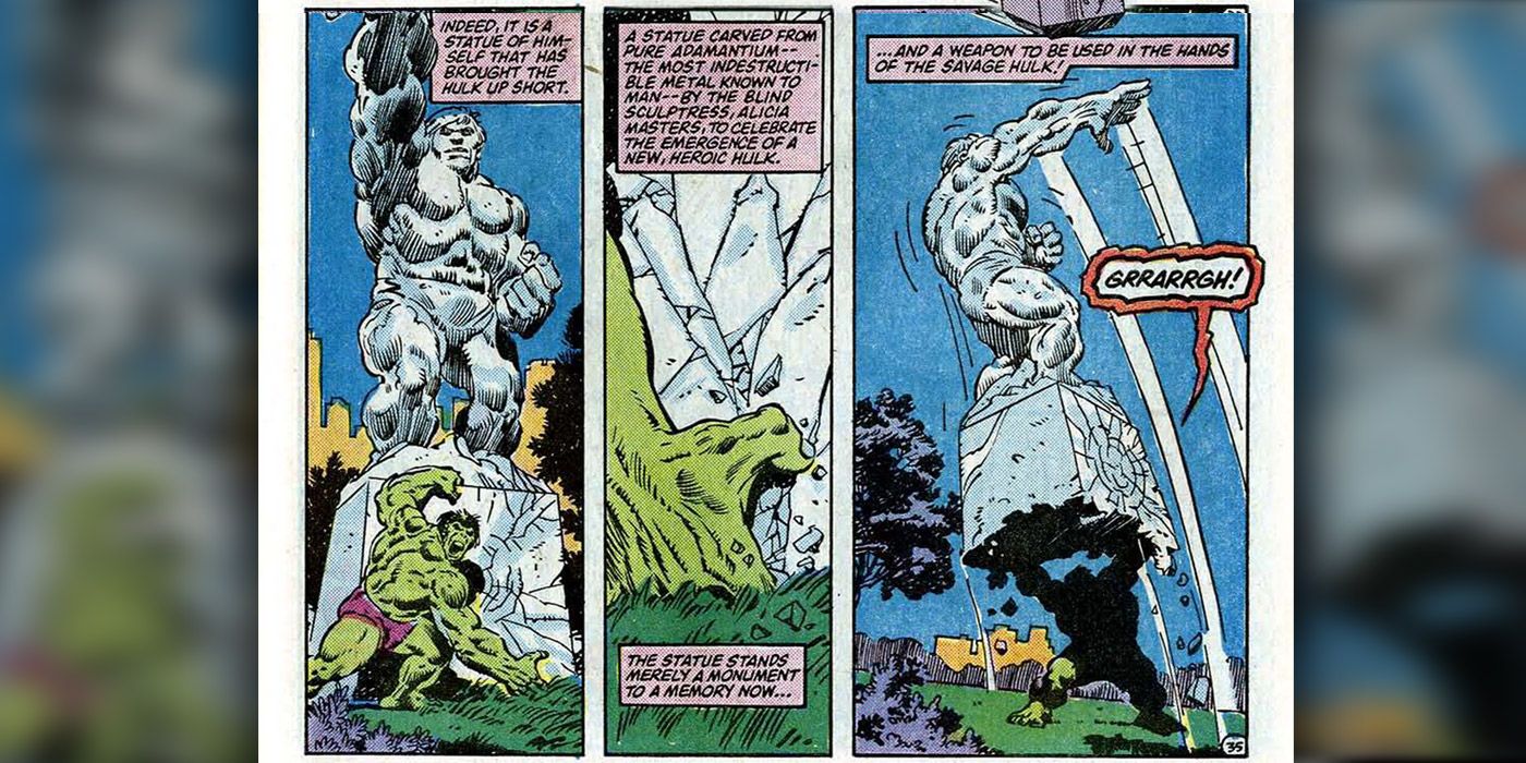 Hulk Smash Adamantium Statue