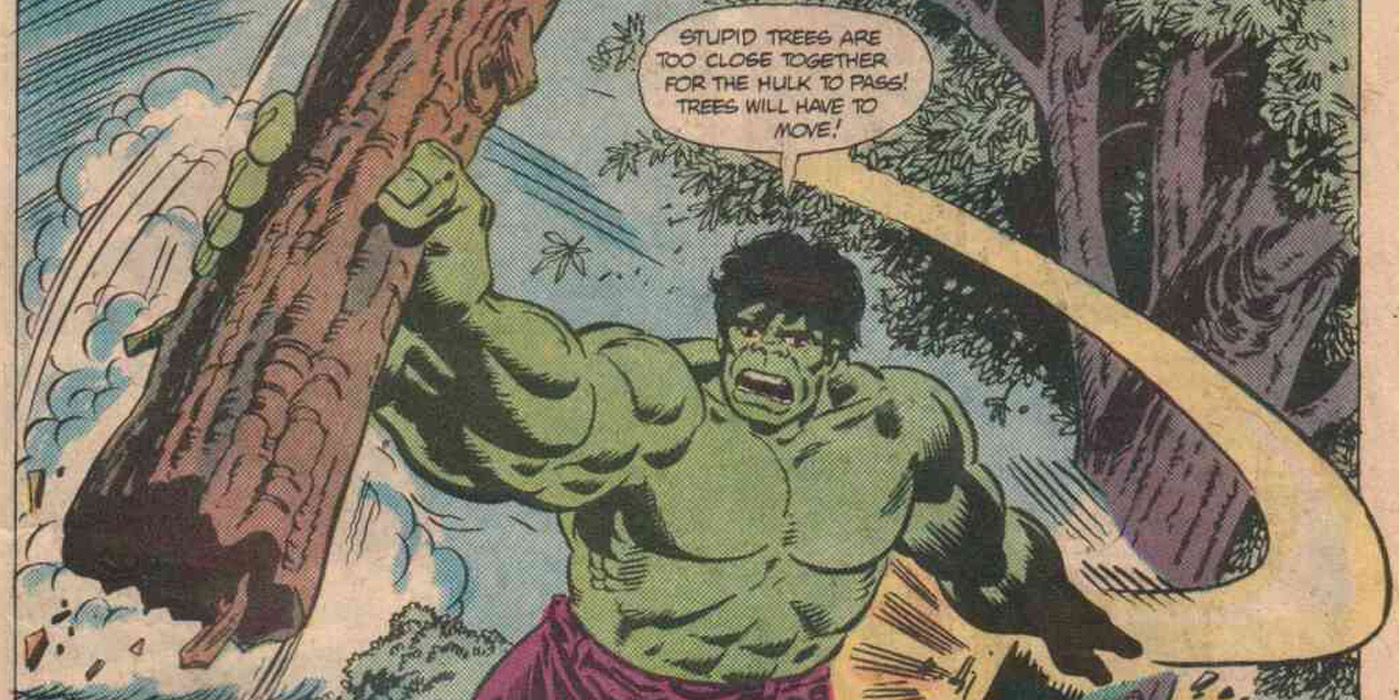 Hulk Smash Trees Groot