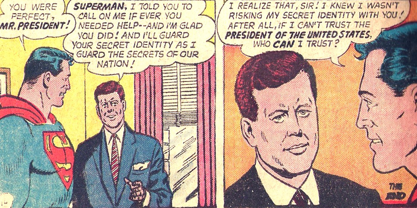 JFK posthumous appearance in Superman