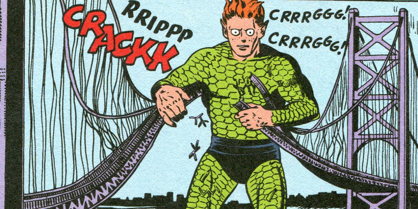 Jimmy Olsen turned into a giant turtle