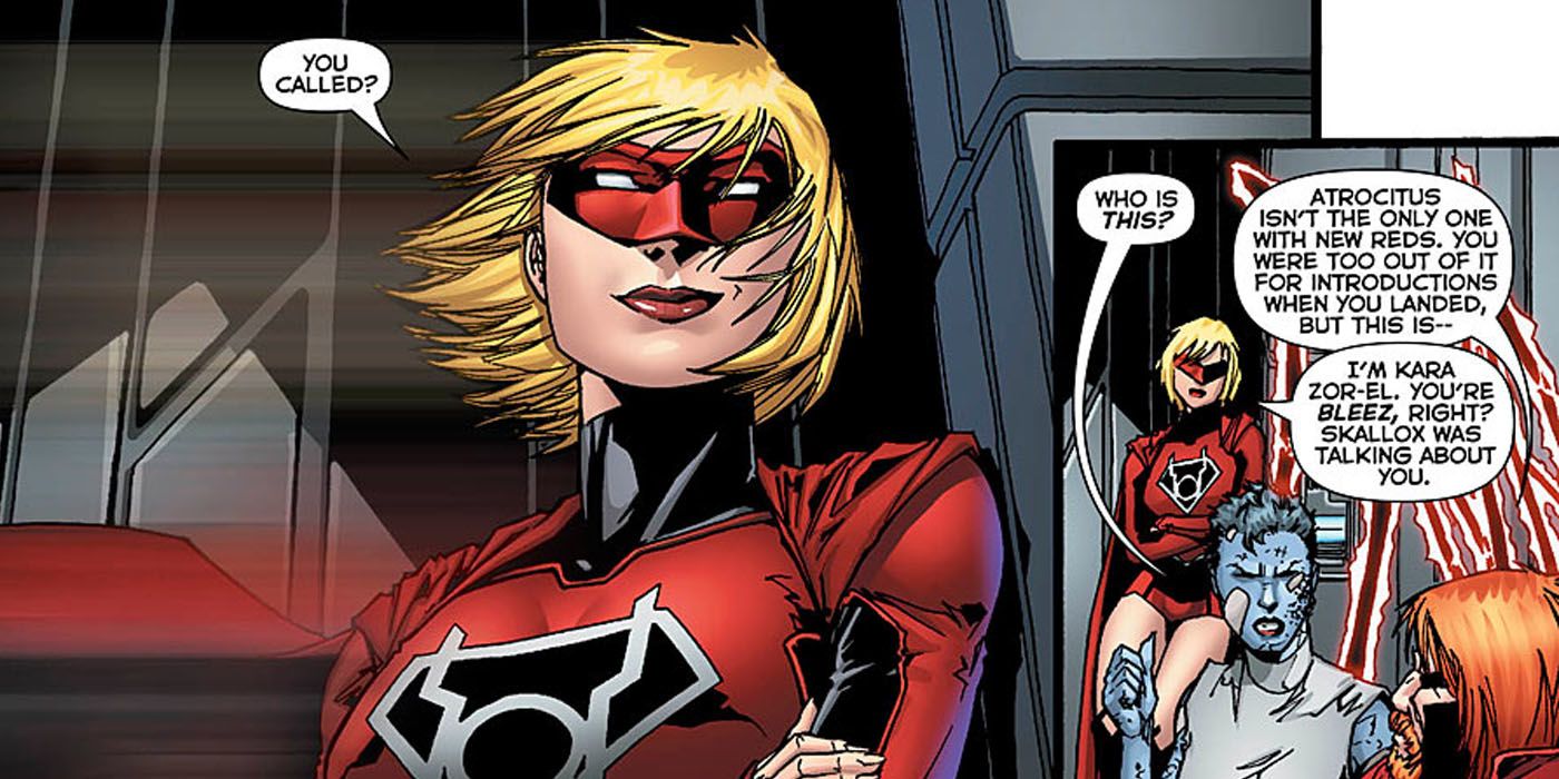 Supergirl in control in Red Lantern Corps