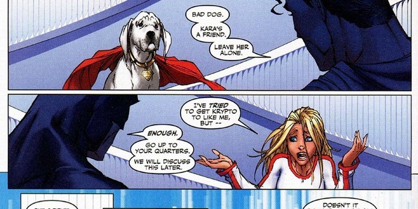 Krypto Doesn't Like Supergirl DC
